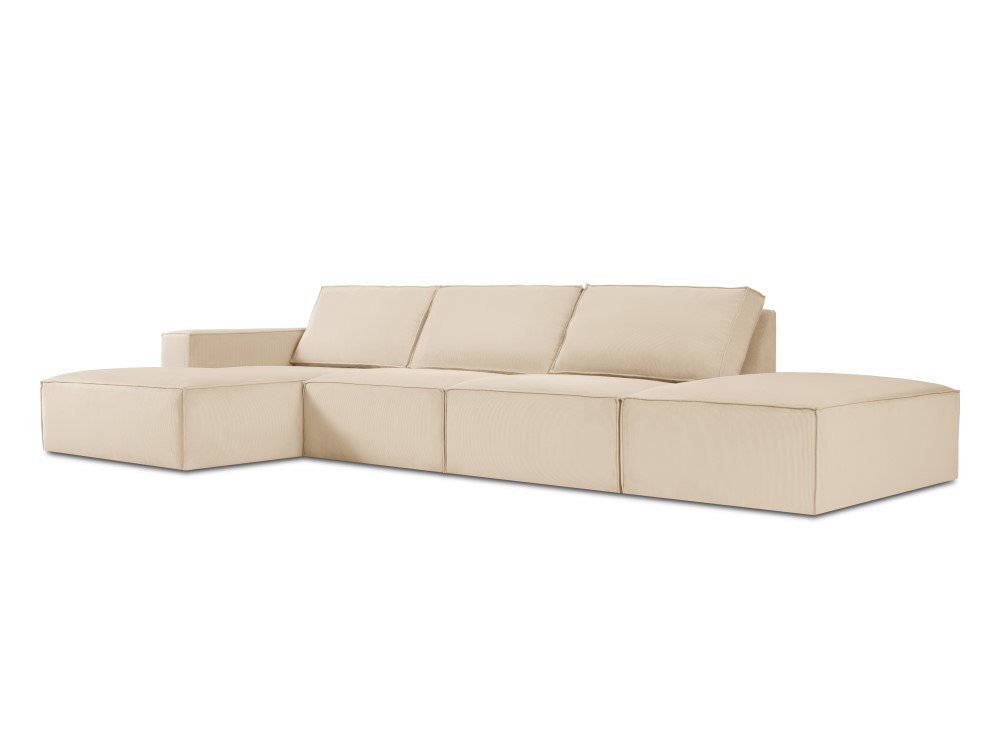 Milo-Casa.com Carlo, canapé d'angle 5 places