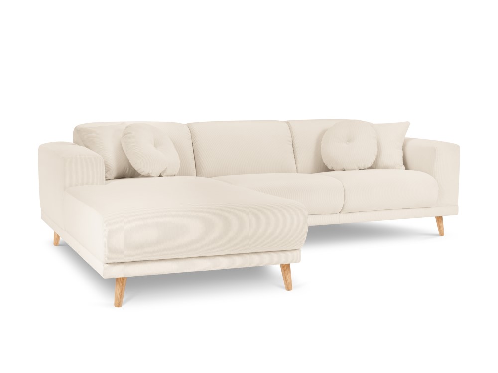 Milo-Casa.com Giorgio, canapé d'angle 5 places