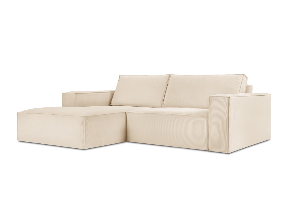 Milo-Casa.com Carlo, canapé d'angle 3 places