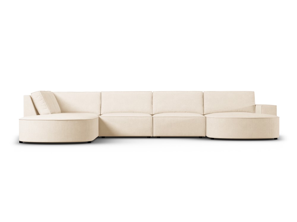 Milo-Casa.com Carlo, canapé d'angle panoramique 5 places