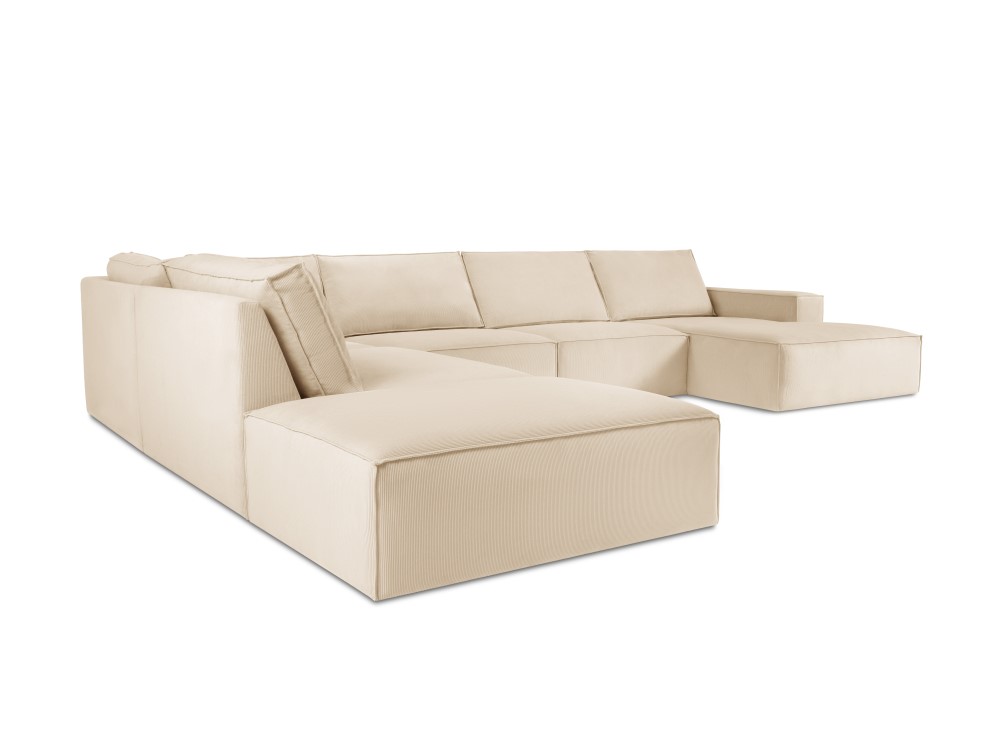 Milo-Casa.com Carlo, canapé d'angle panoramique 7 places